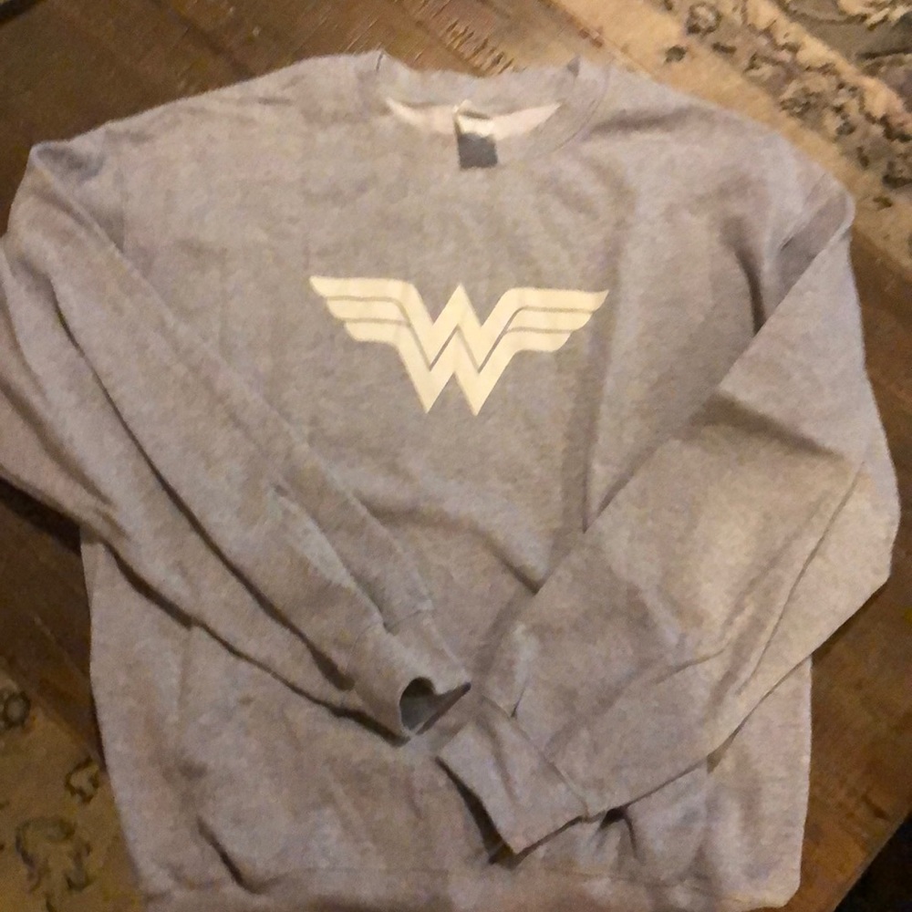 Wonder Woman logo sweatshirt